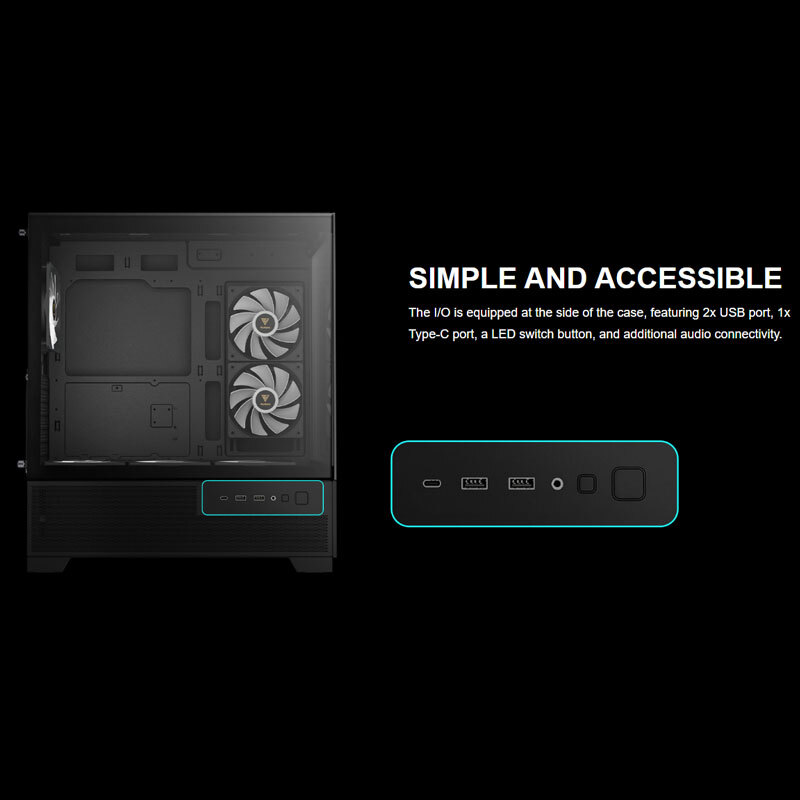 کیس کامپیوتر گیم دیاس Gamdias AURA GC12