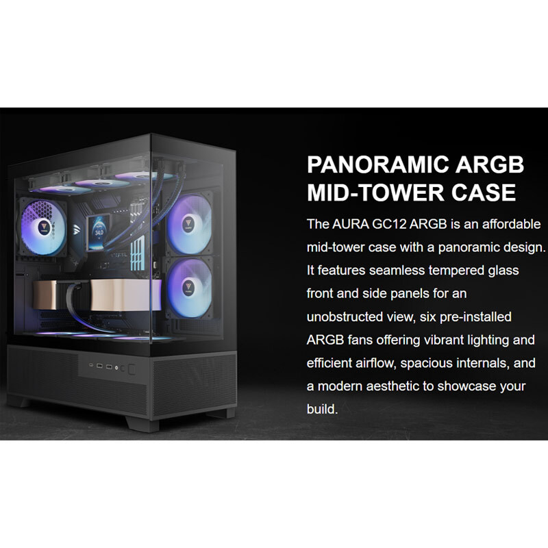 کیس کامپیوتر گیم دیاس Gamdias AURA GC12