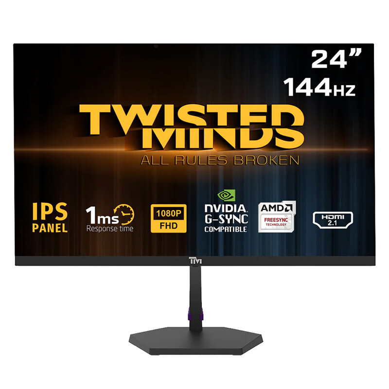 مانیتور گیمینگ تویستد مایندز TM24FHD144IPS سایز 24 اینچ