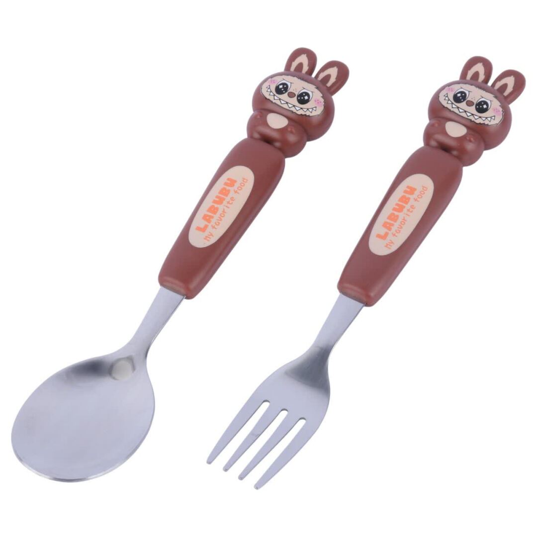 ست قاشق و چنگال کودک طرح لبوبو