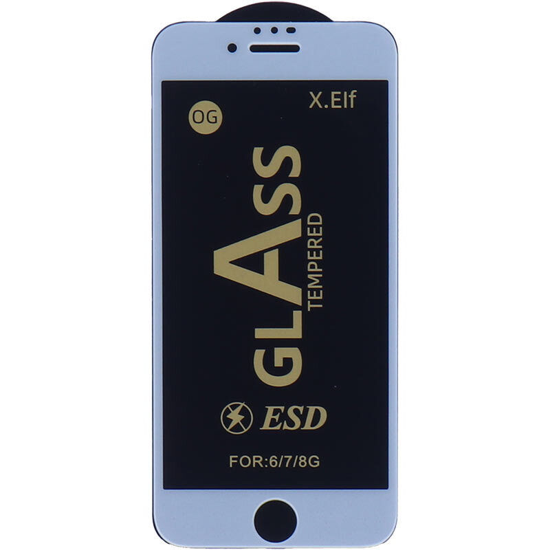 گلس آنتی استاتیک OG X.Elf آیفون iPhone 6 Plus / 6s Plus / 7 Plus / 8 Plus سفید
