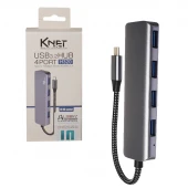 هاب 4 پورت Type-C کی نت K-HC320