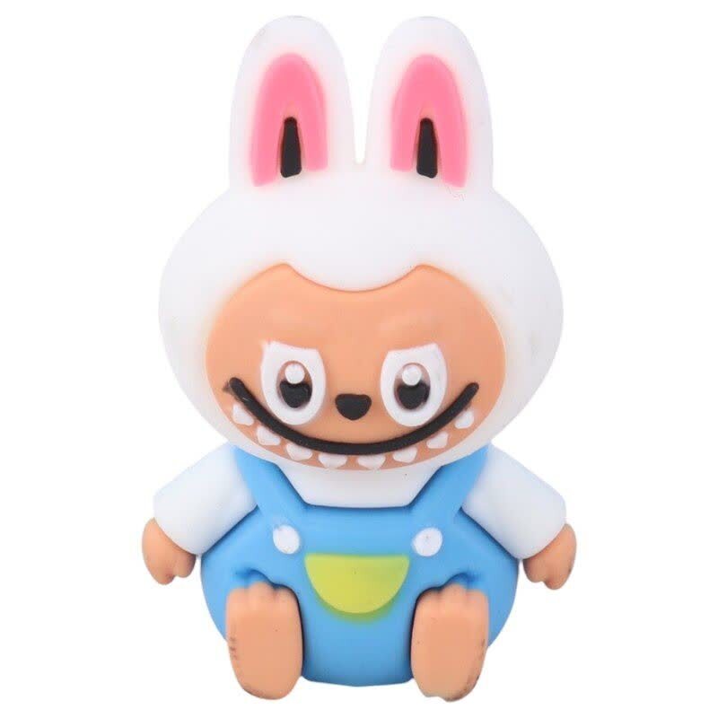 تراول ماگ تامبلر طرح لبوبو ظرفیت 1200 میلی لیتر + لیوان اسموتی طرح لبوبو کد 1008