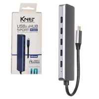 هاب 5 پورت Type-C کی نت K-HC322