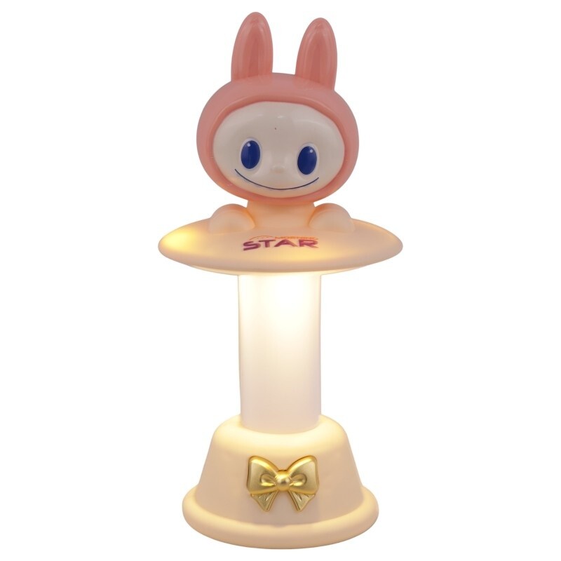 چراغ مطالعه شارژی طرح لبوبو استوانه ای NO.554