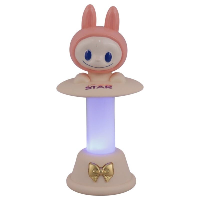 چراغ مطالعه شارژی طرح لبوبو استوانه ای NO.554