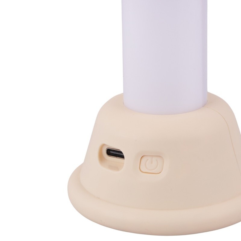 چراغ مطالعه شارژی طرح لبوبو استوانه ای NO.554