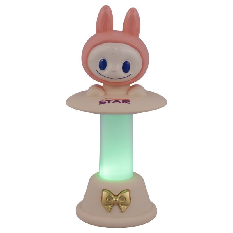 چراغ مطالعه شارژی طرح لبوبو استوانه ای NO.554