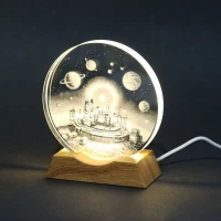 چراغ خواب طرح کهکشانی کد 1106 سایز 10 سانتی متر