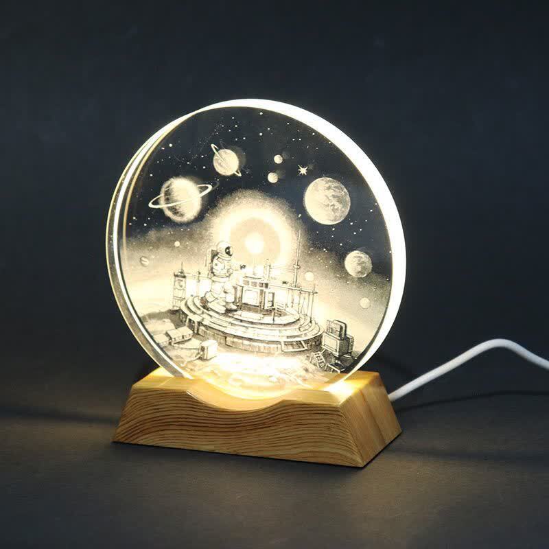 چراغ خواب طرح کهکشانی کد 1106 سایز 10 سانتی متر