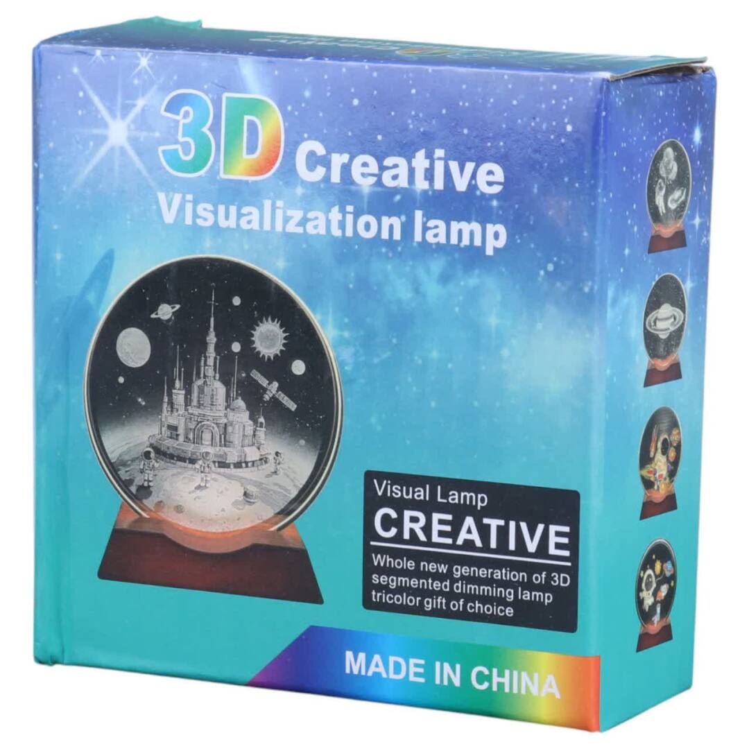 چراغ خواب طرح کهکشانی کد 1106 سایز 10 سانتی متر