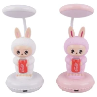 چراغ مطالعه فانتزی شارژی طرح نوشابه ای لبوبو JJL123 کد 1056