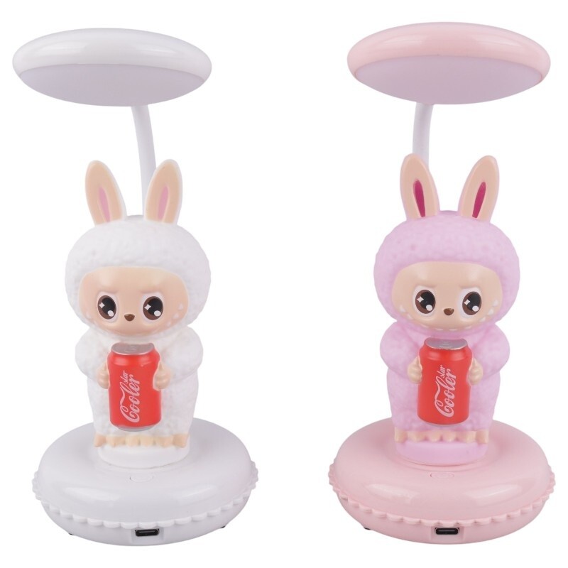 چراغ مطالعه فانتزی شارژی طرح نوشابه ای لبوبو JJL123 کد 1056