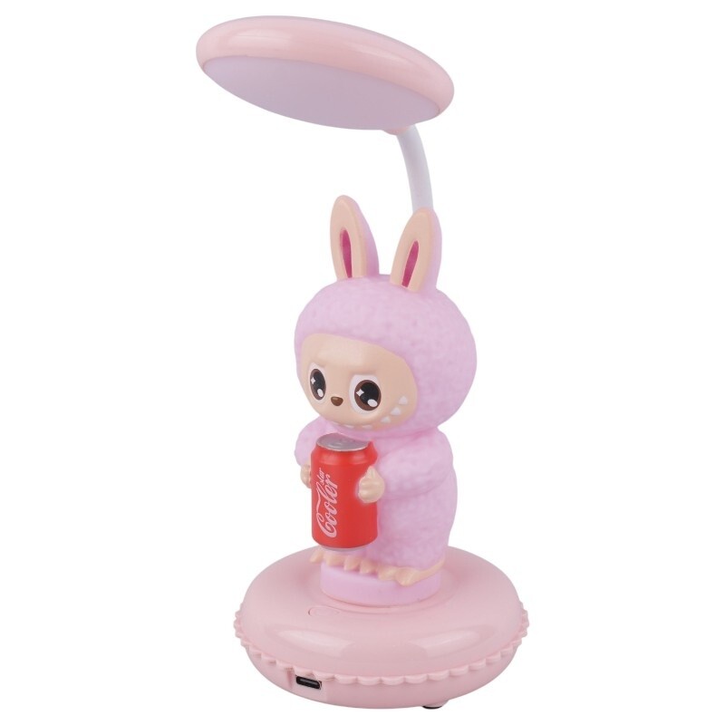 چراغ مطالعه فانتزی شارژی طرح نوشابه ای لبوبو JJL123 کد 1056