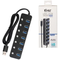 هاب 7 پورت USB 3.0 کی نت K-H10P