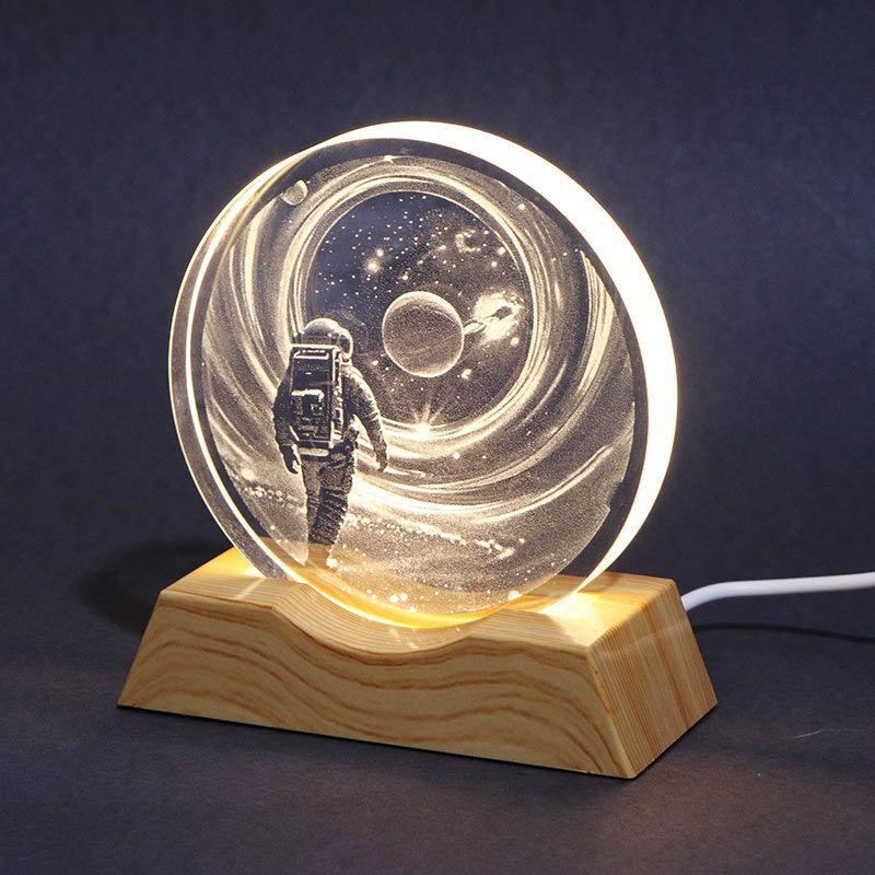 چراغ خواب طرح کهکشانی کد 1105 سایز 8 سانتی متر