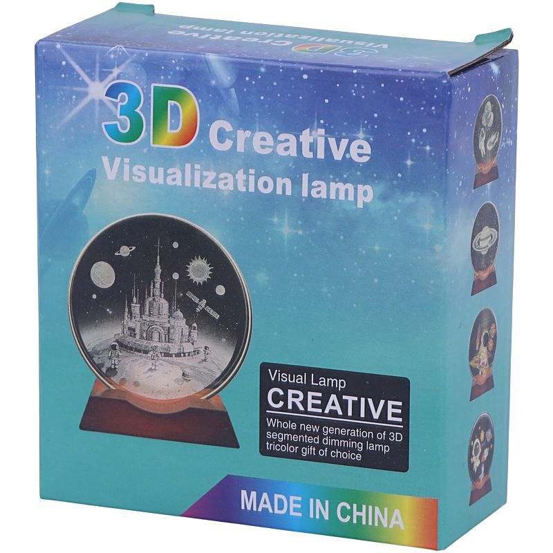 چراغ خواب طرح کهکشانی کد 1105 سایز 8 سانتی متر