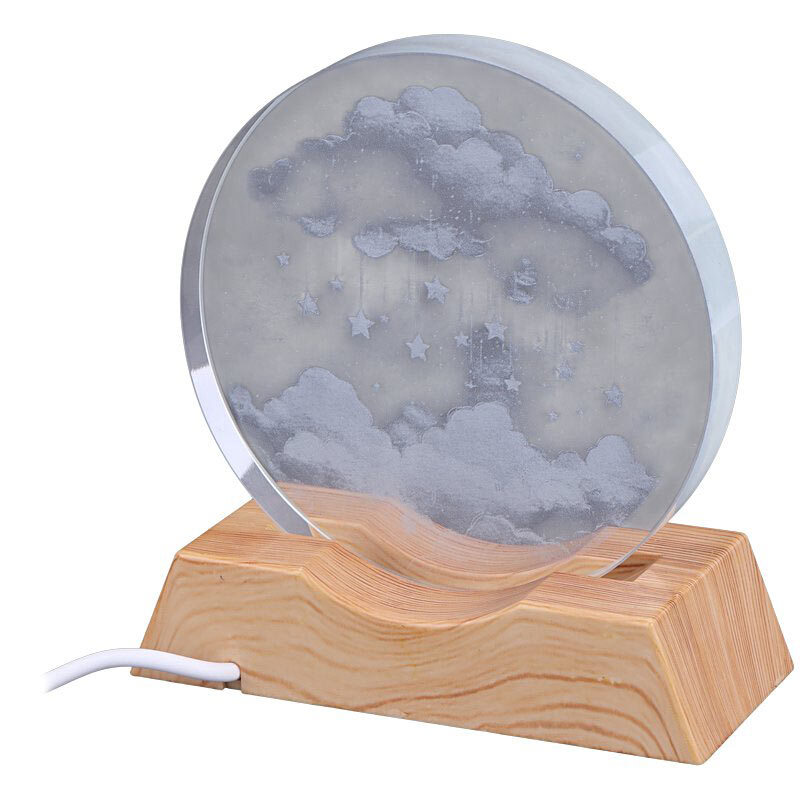 چراغ خواب طرح کهکشانی کد 1105 سایز 8 سانتی متر