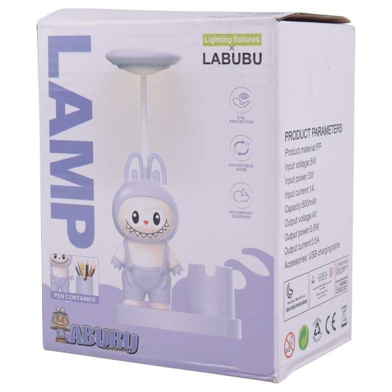 چراغ مطالعه فانتزی شارژی طرح لبوبو NO.T923 کد 1055