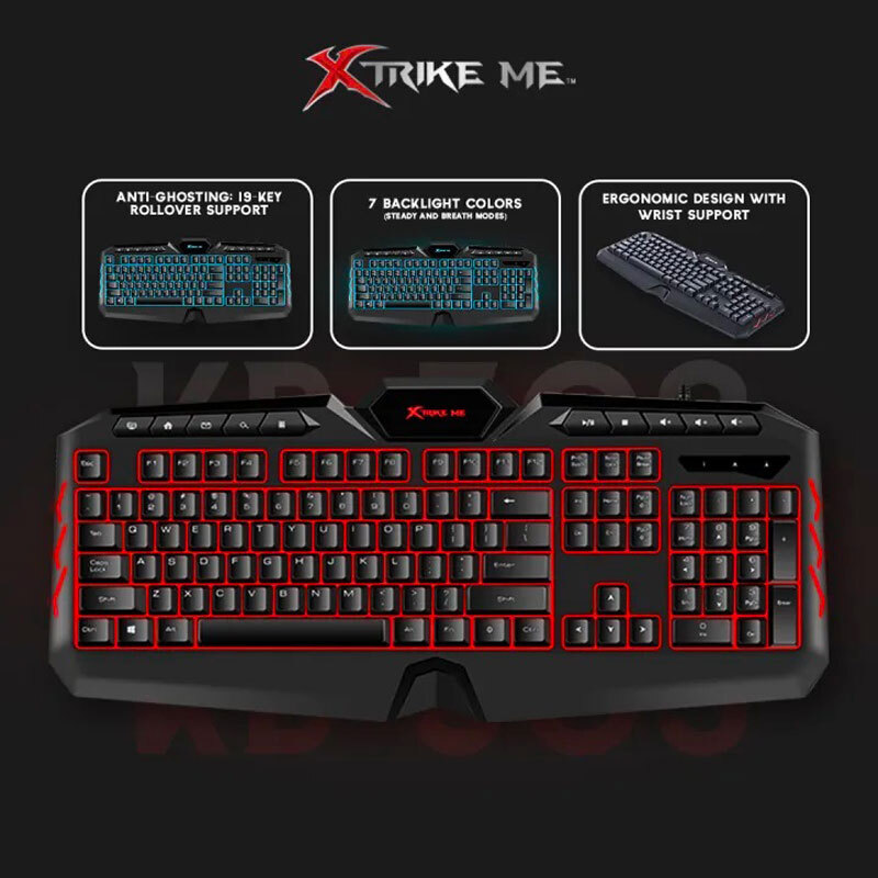کیبورد گیمینگ ایکستریکمی KB-509