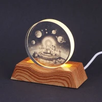 چراغ خواب طرح کهکشانی کد 1104 سایز 6 سانتی متر