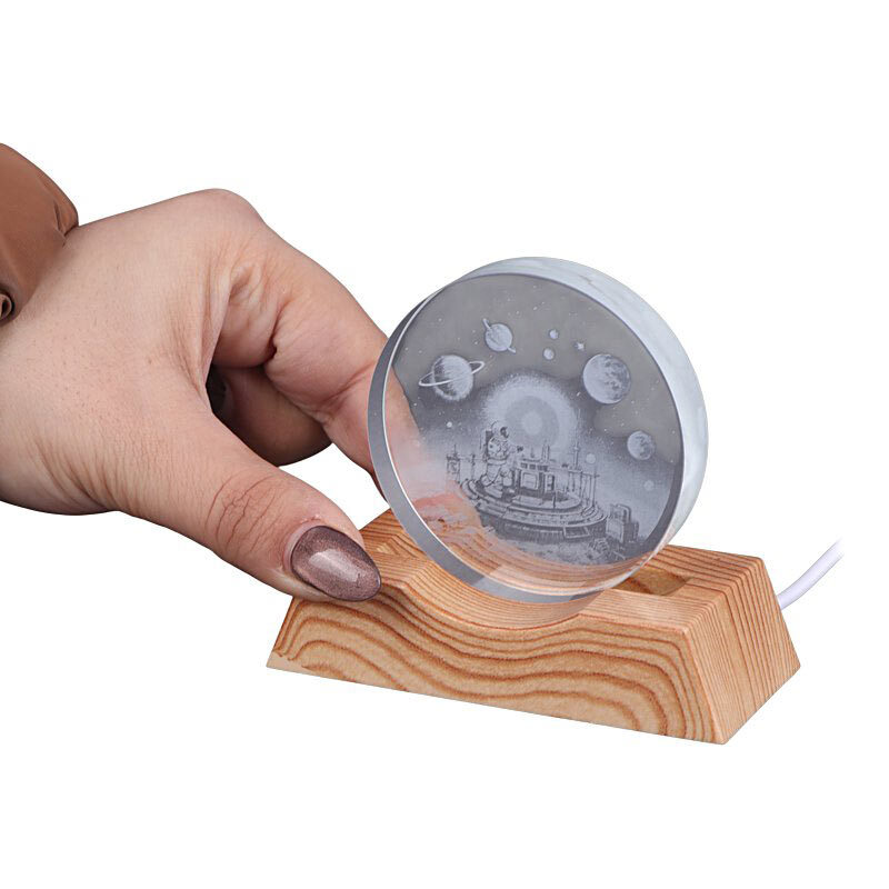 چراغ خواب طرح کهکشانی کد 1104 سایز 6 سانتی متر