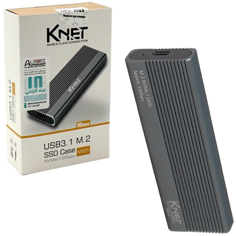 باکس هارد M.2 NVMe SSD کی نت K-M101