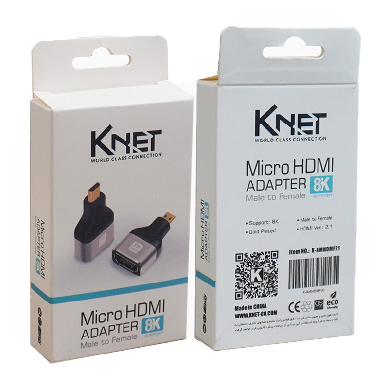 تبدیل Micro Hdmi به HDMI کی نت K-J21