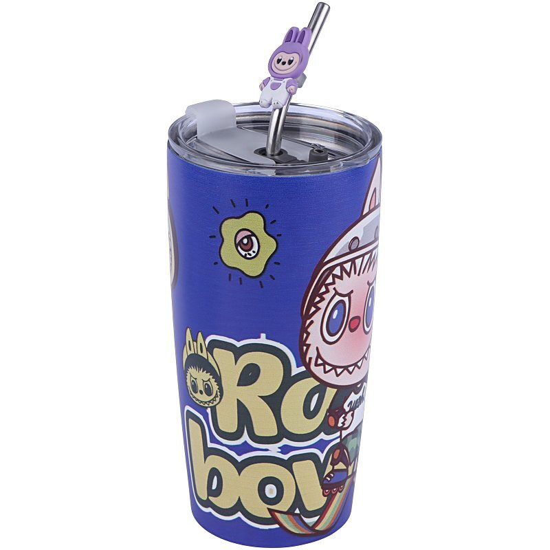 ماگ اسموتی استیل طرح لبوبو کد 1009