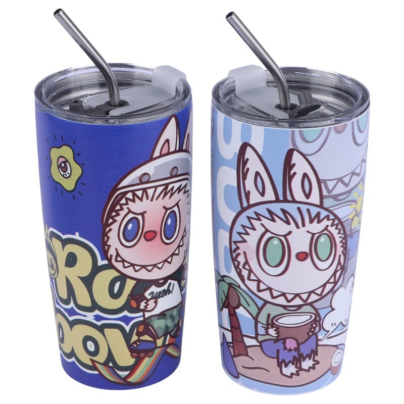 ماگ اسموتی استیل طرح لبوبو کد 1009