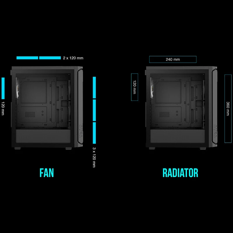 کیس کامپیوتر گیم دیاس Gamdias AURA GC11
