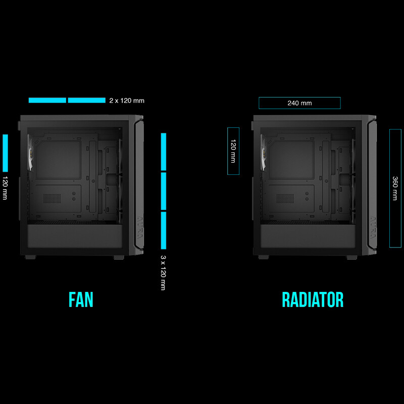 کیس کامپیوتر گیم دیاس Gamdias AURA GC11