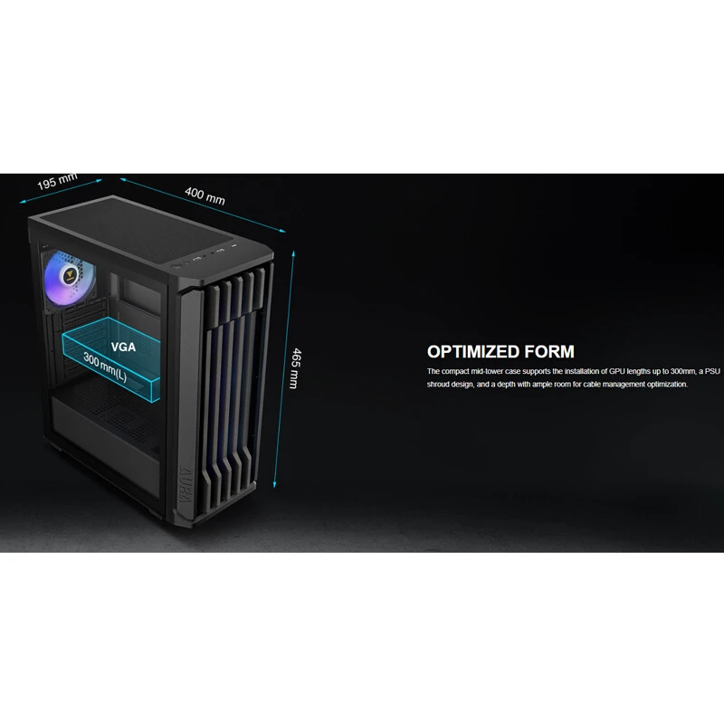 کیس کامپیوتر گیم دیاس Gamdias AURA GC11