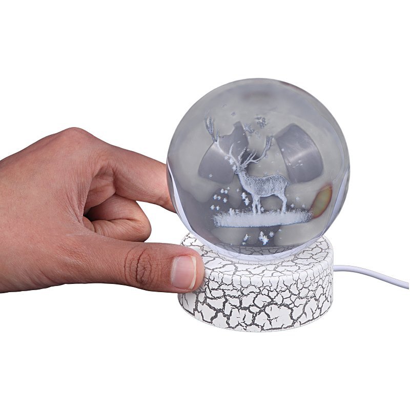 گوی چراغ دار 8cm کد 259