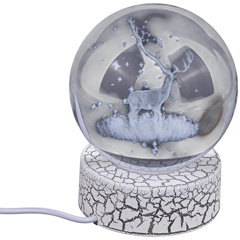 گوی چراغ دار 8cm کد 259