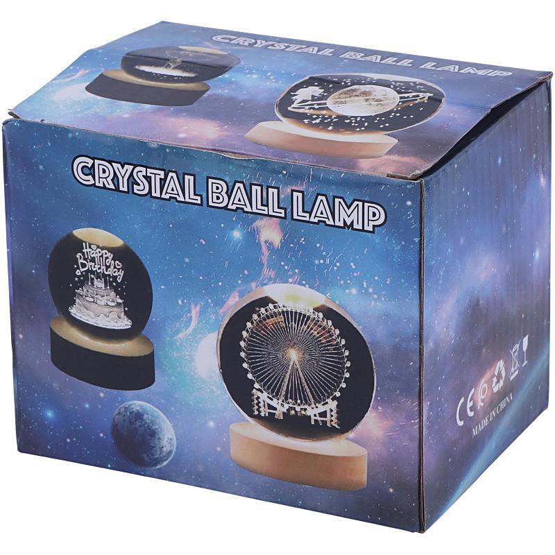 گوی چراغ دار 8cm کد 259