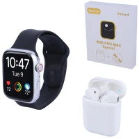 پکیج ساعت هوشمند و هندزفری بلوتوثی W26 Pro Max Special