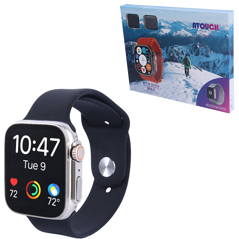 پک دو عددی ساعت هوشمند ای تاچ WT8 Ultra Max