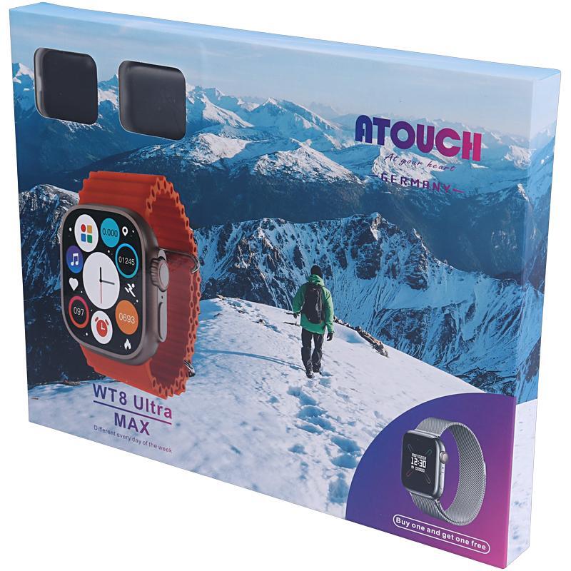 پک دو عددی ساعت هوشمند ای تاچ WT8 Ultra Max