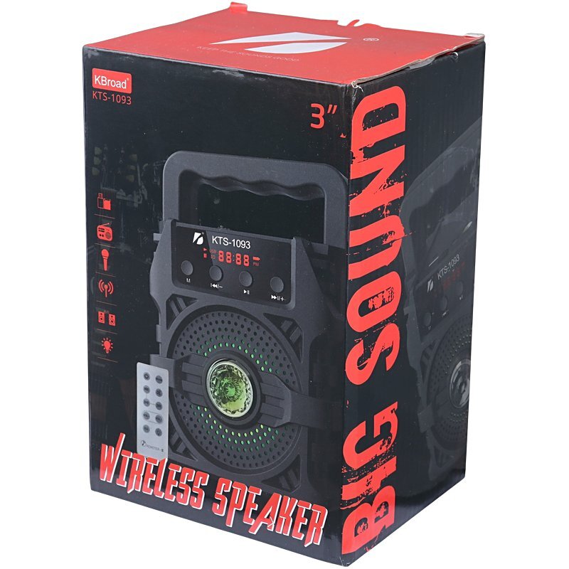 اسپیکر بلوتوثی کی برود KTS-1093 + ریموت کنترل