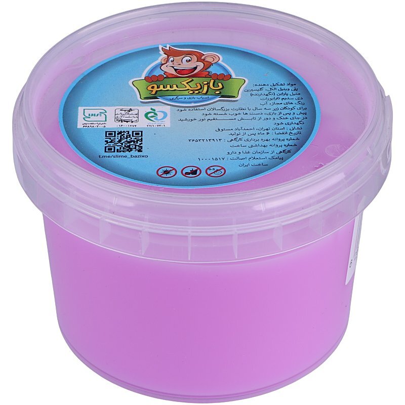 اسلایم خامه ای بازیکسو حجم 250 گرم
