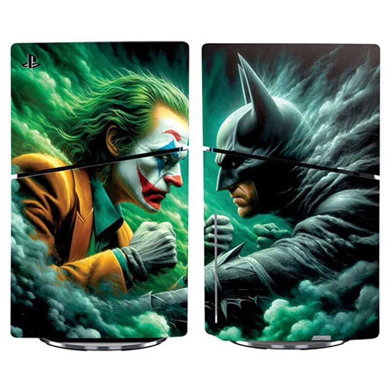 اسکین پلی استیشن 5 اسلیم استاندارد گیم اور طرح Batman and Joker