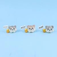 رو داشبوردی طرح گربه و جوجه شب تاب