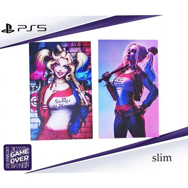 اسکین پلی استیشن 5 اسلیم استاندارد گیم اور طرح Harley Quinn