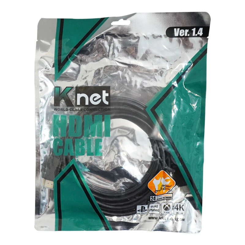 کابل HDMI 4K کی نت K-C201 طول 3 متر