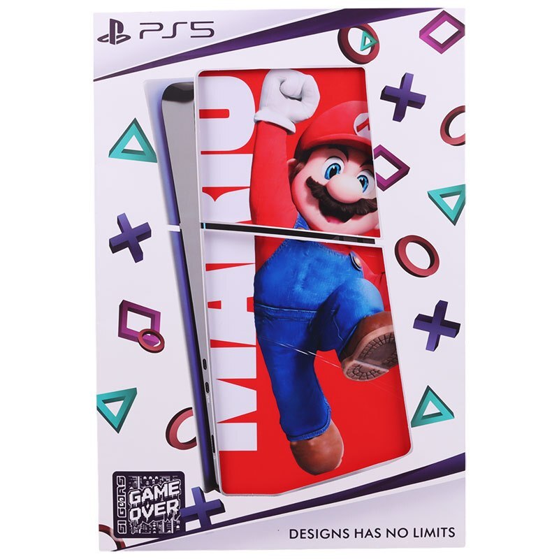 اسکین پلی استیشن 5 اسلیم دیجیتال گیم اور طرح Mario