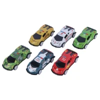 ماشین اسباب بازی مسابقه ای کد 1234 بسته 12 عددی