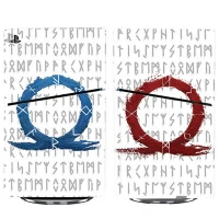 اسکین پلی استیشن 5 اسلیم دیجیتال طرح God Of War کد 4