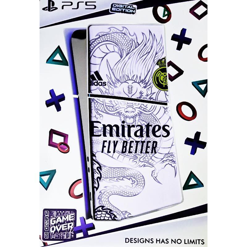 اسکین پلی استیشن 5 اسلیم دیجیتال گیم اور طرح Real Madrid Emirates