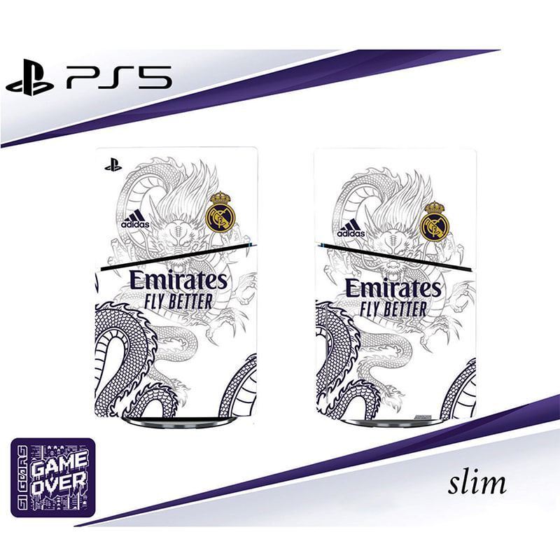 اسکین پلی استیشن 5 اسلیم دیجیتال گیم اور طرح Real Madrid Emirates